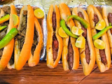 Smoked Oriental Sausage Sandwich