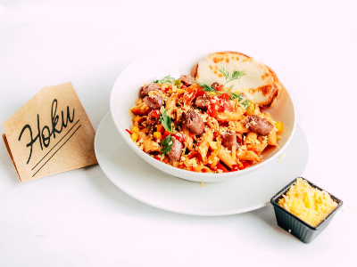 Oriental Sausage Pasta