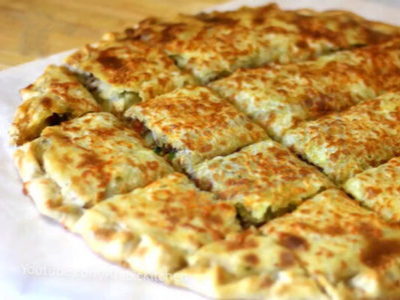 Oriental Sausage With Kiri Cheese Pie