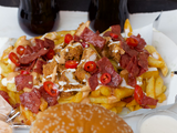 French Fries With Beef Bacon