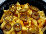 French Fries With Melted Cheese And Jalapeno