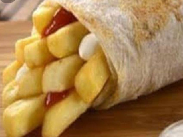 French Fries Sandwich Homemade