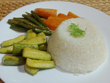 Rice And Sauteed Vegetables Meal