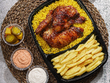 1/2 Grilled Chicken With Rice
