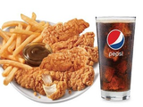 Spicy Chicken Strips Meal