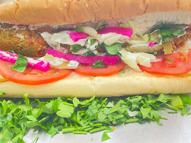 Spicy Falafel Sandwich