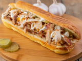 Chicken Shawarma Sandwich In French Bread