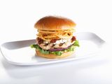 Chicken With Onion Rings Sandwich