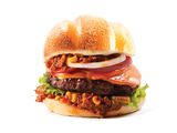 Con Carney Beef Burger Sandwich