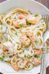 shrimp pasta white sauce