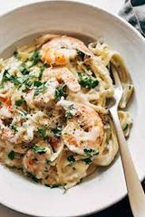 White Sauce Seafood Pasta