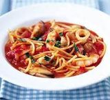 Red Sauce Seafood Pasta