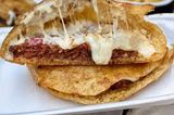 Pastrami Hawawshi With Cheese