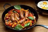 Oriental Sausage With Pomegranate Molasses