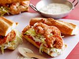 Large Grilled Shrimps Sandwich