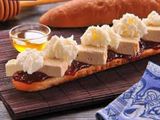 Halawa with jam sandwich