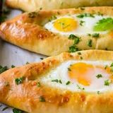 Egg Manoushe With Kiri Cheese