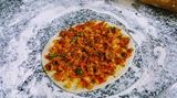 Shish With Vegetables Manoushe