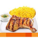 Quarter Chicken With Rice Meal