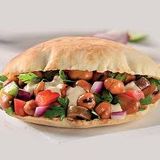 Foul With Eggplant Sandwich