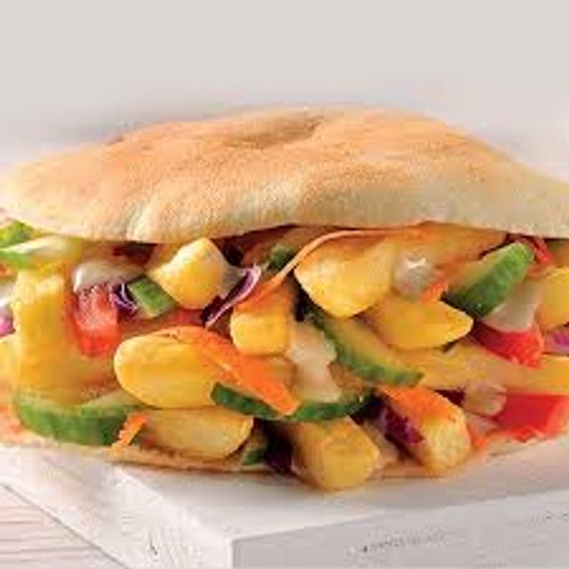 Foul With French Fries Sandwich