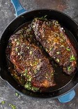 Meat With Butter And Garlic