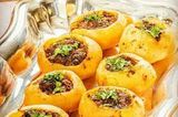 Potatoes Stuffed With Minced Meat