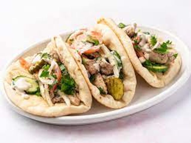 Bun Bread Chicken Shawerma Sandwich