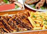 Meat Hawawshi With Cheddar Cheese