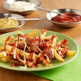 French Fries With Mexican Hot Dog