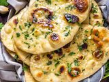 Naan Bread With Garlic