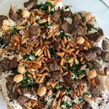 Fatteh With Meat With Dish