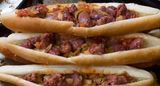 Oriental Sausage Sandwich