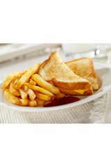 French Fries With Roumi Cheese Sandwich