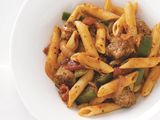 pasta with Oriental sausage
