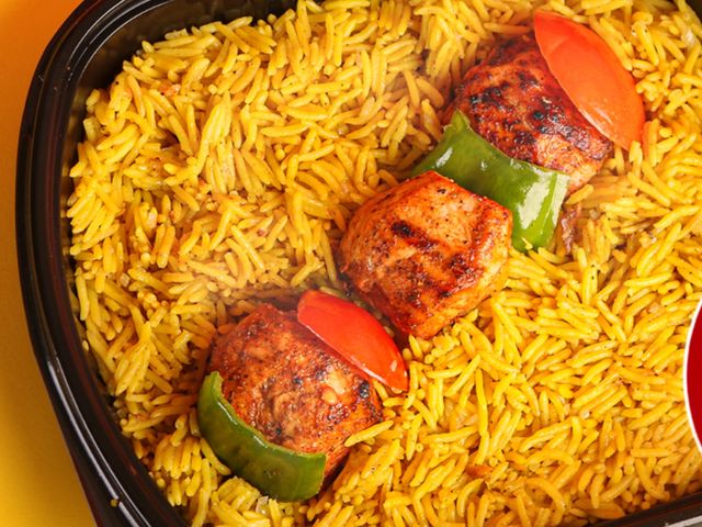 shish tawook basmati Platter