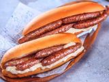 Grilled Oriental Sausage Sandwich