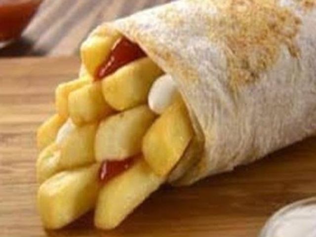 French fries sandwich