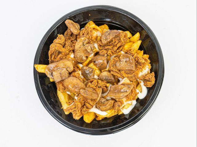 mushroom chicken mac
