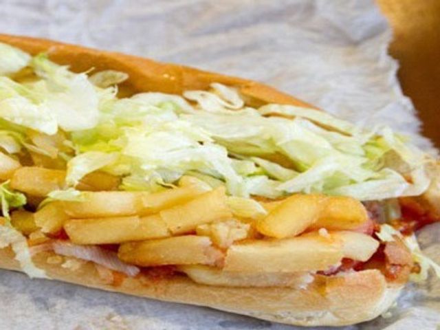 French Bread Potatoes Sandwich