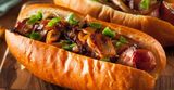 Grilled Oriental Sausage Sandwich