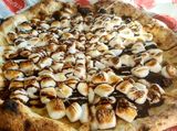 Chocolate Marshmellow Pizza