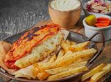 Chicken Fillet Stuffed With Mozzarella Cheese Meal