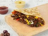 Chicken Pane and Meat Burger Crepe