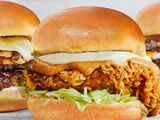 BBQ chicken burger Sandwich