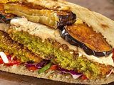 falafel with aubergine Sandwich