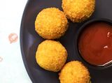 Potato Balls With Cheddar & Mozzarella Cheese
