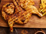 Half Charcoal Grilled BBQ Chicken