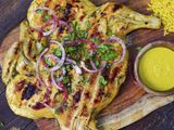 Half Charcoal Grilled Chicken Curry
