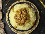 Chicken Couscous With Saffron Lemon Sauce